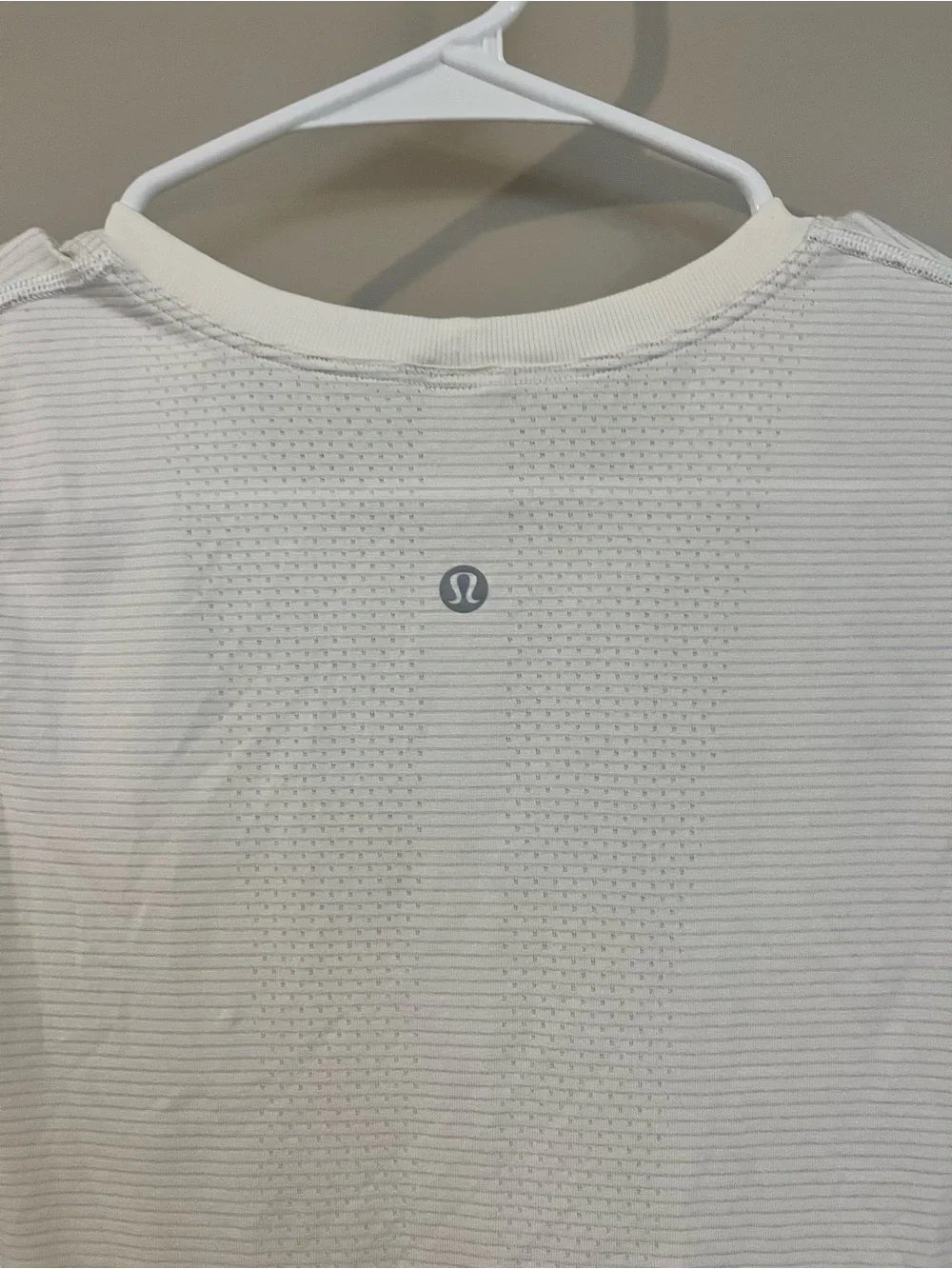 lululemon athletica White Athletic Racerback Tank